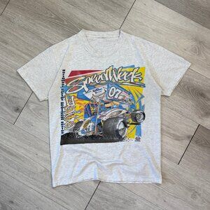 Rare 2007 Speed Week Northwest Sprint Car Racing Men's Gray T-Shirt - Size Small